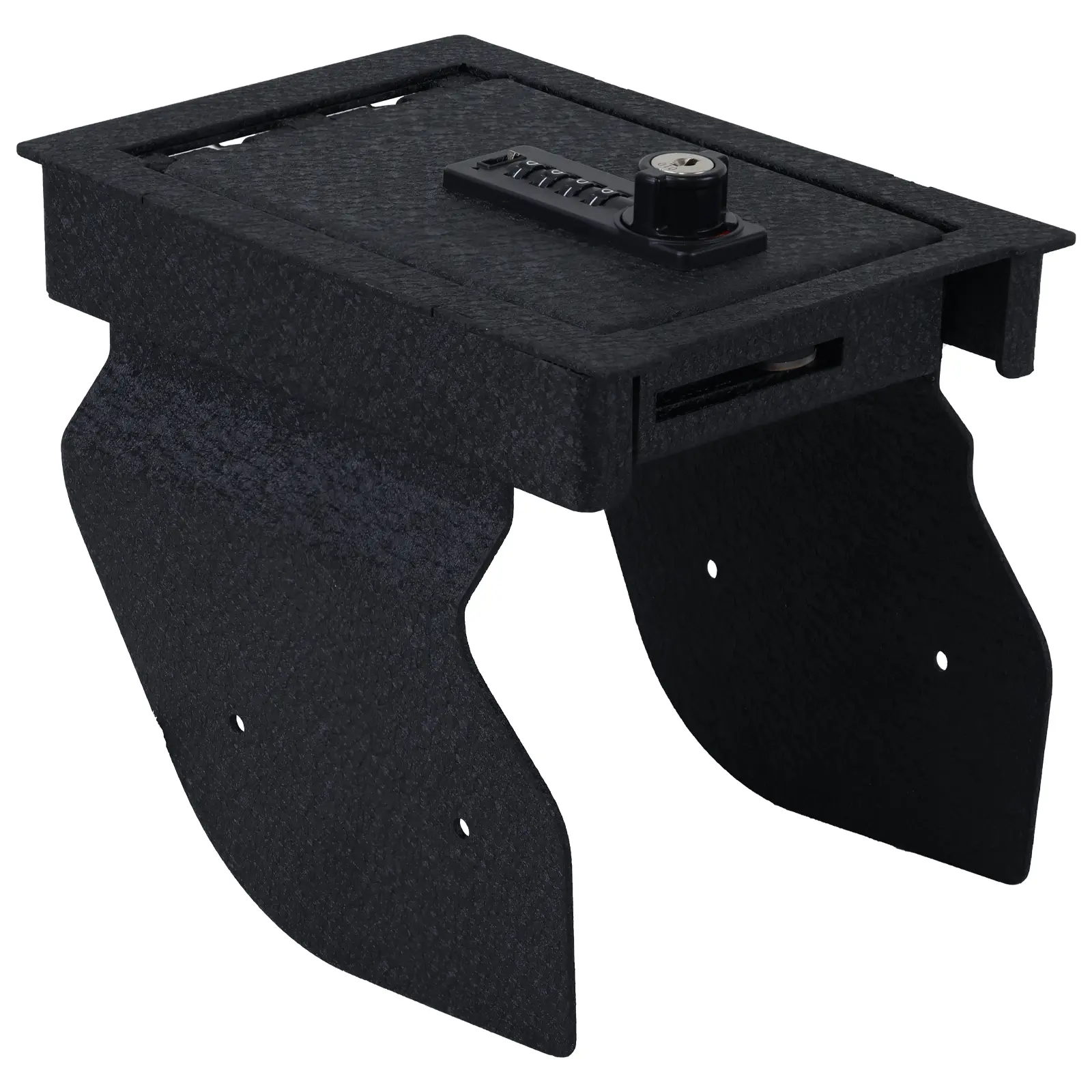WASAI Center Console Gun Safe Compatible with Benz GLE 2020-2024, 4 Digit Combination Lock with Key