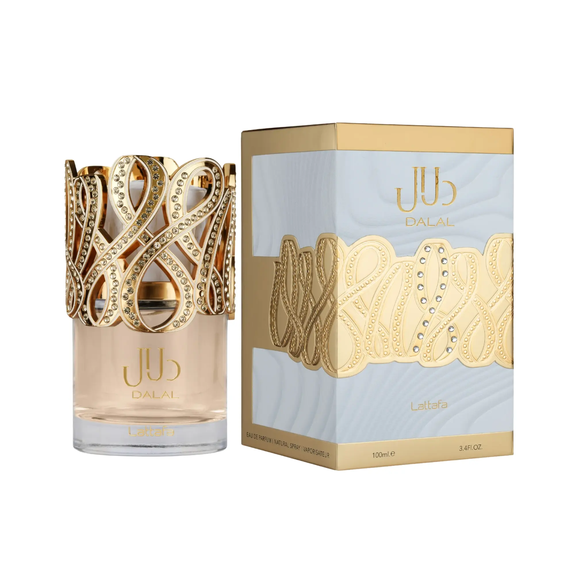 Lattafa Dalal Eau De Parfum for Women (100ml) - Long Lasting Luxury Creamy Vanilla & Sweet Floral Perfume, Premium Everyday Elegant Arabian Spray 3.4 oz