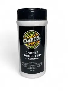 Holiday Scents Collection Zesty Shine Carpet Freshener Upholstery Deodorizer Powder - 42 Scents for Home & Car Interiors - Easy-to-Use Powder Form - Long-Lasting Freshness - Made in USA