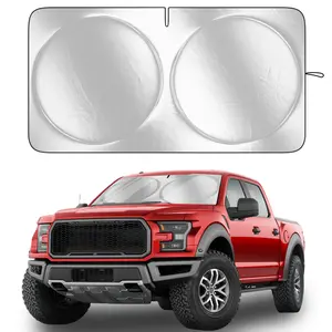 PEMOTech Foldable Anti-UV Windshield Sunshade, Multipurpose Car Front Window Heat Protective Umbrella for Sedan SUVs, Automotive Exterior Accessories for Men & Women, Car Stuff, Vehicle