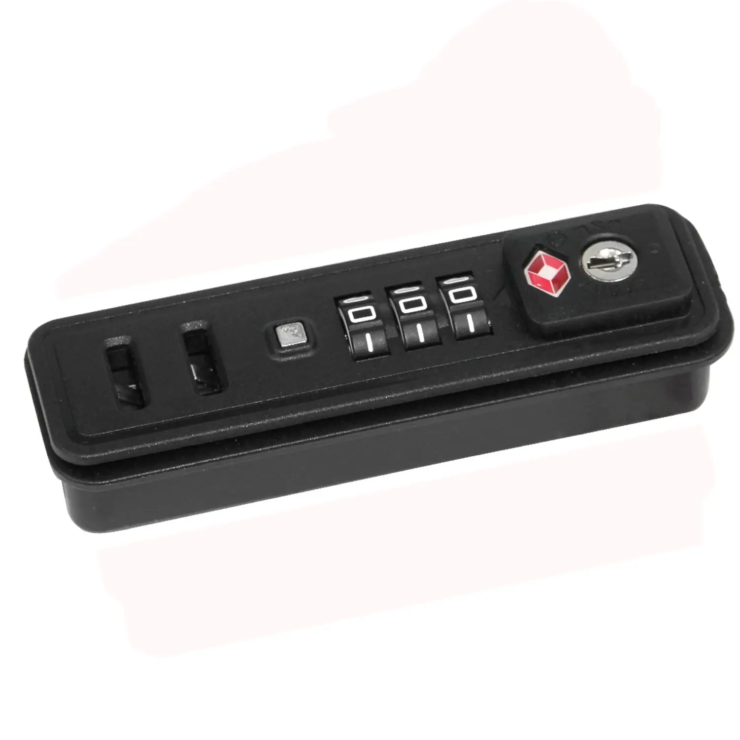 TSA007 Luggage Locks Replacement Built-In Suitcase 3 Digit Combination Resettable Anti-Theft Travel Security Repair Lock 1/2Pcs GUGULUZA
