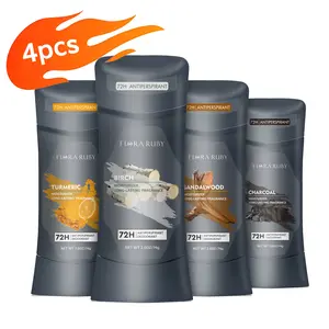 FLORA RUBY 4PCS Antiperspirant Deodorant Stick Set | 72H Fresh & Fragrant | Viral Must-Have 2026