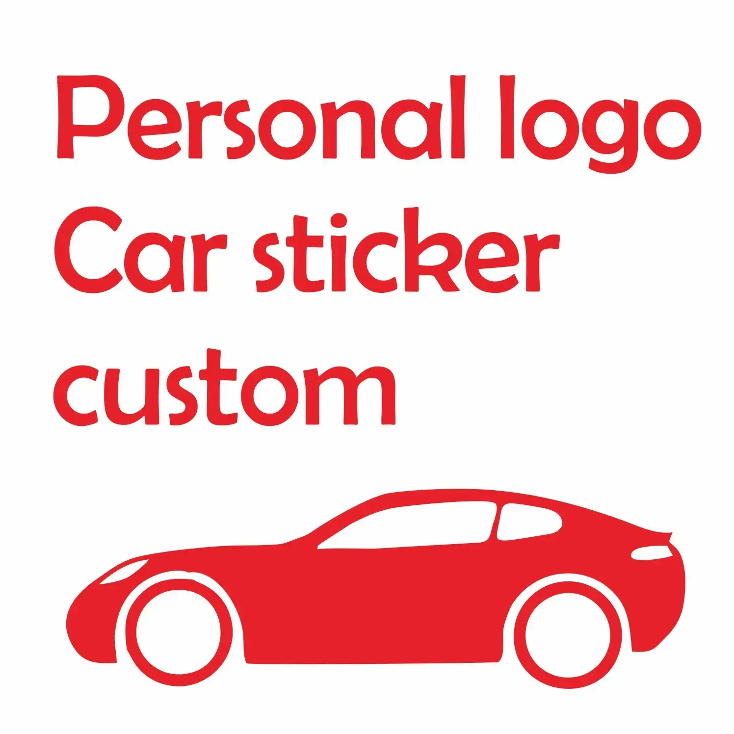 New Creative Personal Customized Text Picture Advertisement Car Window Body Sign Advertisement Decal Custom Decal, 18cm