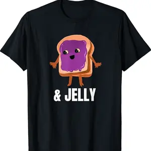 Peanut Butter And Jelly Costume Halloween Matching Couple T-shirt