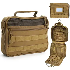 Mens Toiletry Travel Bag Toiletry Bag Travel Toiletry Bag Men Hanging Toiletry Bag for Men Toiletry Bags for Traveling Mens Dopp Kit for Travel Shaving Bag for Men Travel Khaki