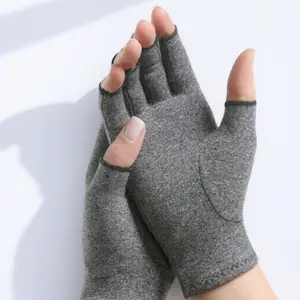 Compression Gloves for Arthritis Hand Pain Relief: Breathable Stretch Fabric, Joint Support, Improves Circulation, Reduces Stiffness/Swelling – for Gardening, Typing, Housework, Sports & All-Day Wear