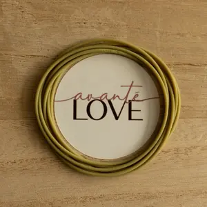 Olive: Silicone Jelly Bracelets-Stack of 6