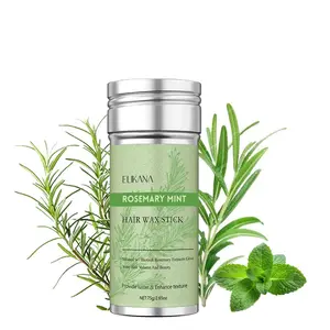 Rosemary Mint Hair Wax Stick, Rich in Moroccan Argan Oil and Peppermint Oil, Long-Lasting Hold, Frizz Control, Non-Greasy Formula, Suitable for Daily Use, Haircare