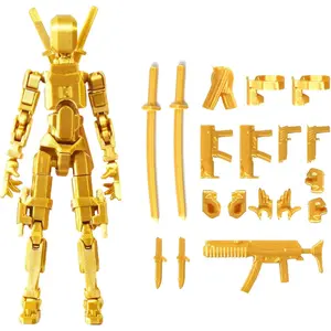 Assembly Completed T13 Action Figure, Titan 13 3D Printed Assembled Dummy 13 Lucky 13 Toy Figure