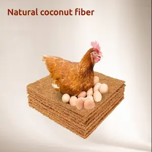 Chicken Coop Bedding, Eco-Friendly Coconut Coir Nesting Pad, Soft Anti-Fall Washable for Egg Laying Chickens,Egg Laying Poultry Nesting Pad,Eco-Friendly Glue-Free Coop Bedding for Egg Laying Hens