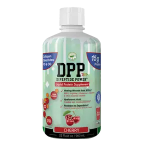 DPP Dipeptide Power Collagen & Whey Protein Supplement – 15g Protein - 32oz Bottles - Cherry & Watermelon