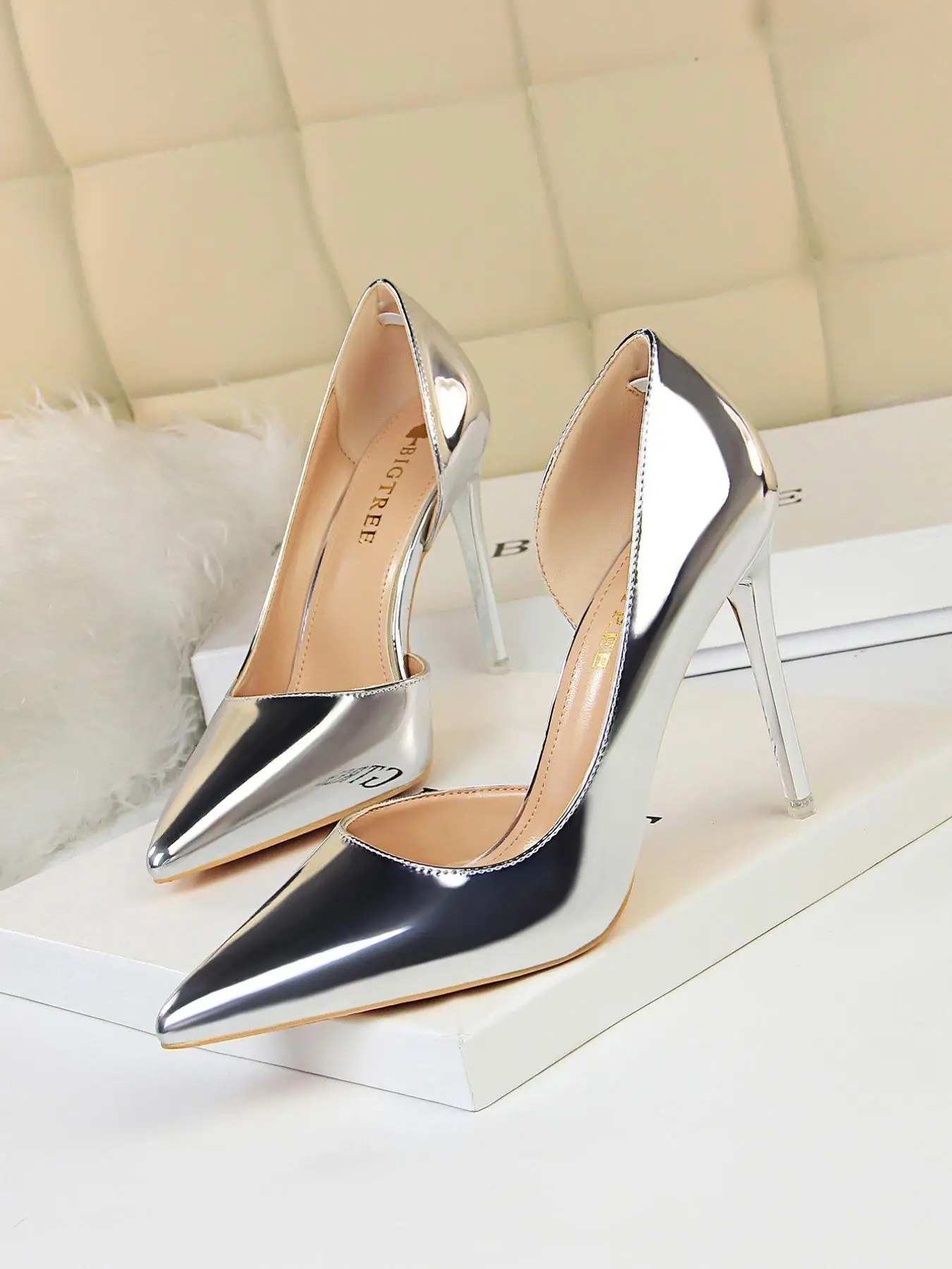 Women's Fashionable Stylish Solid Color Stiletto Heels, Prom Shoes, Elegant Pointed Toe High Heels for Party, Daily Wear for Women & Girls, Classy, Fo