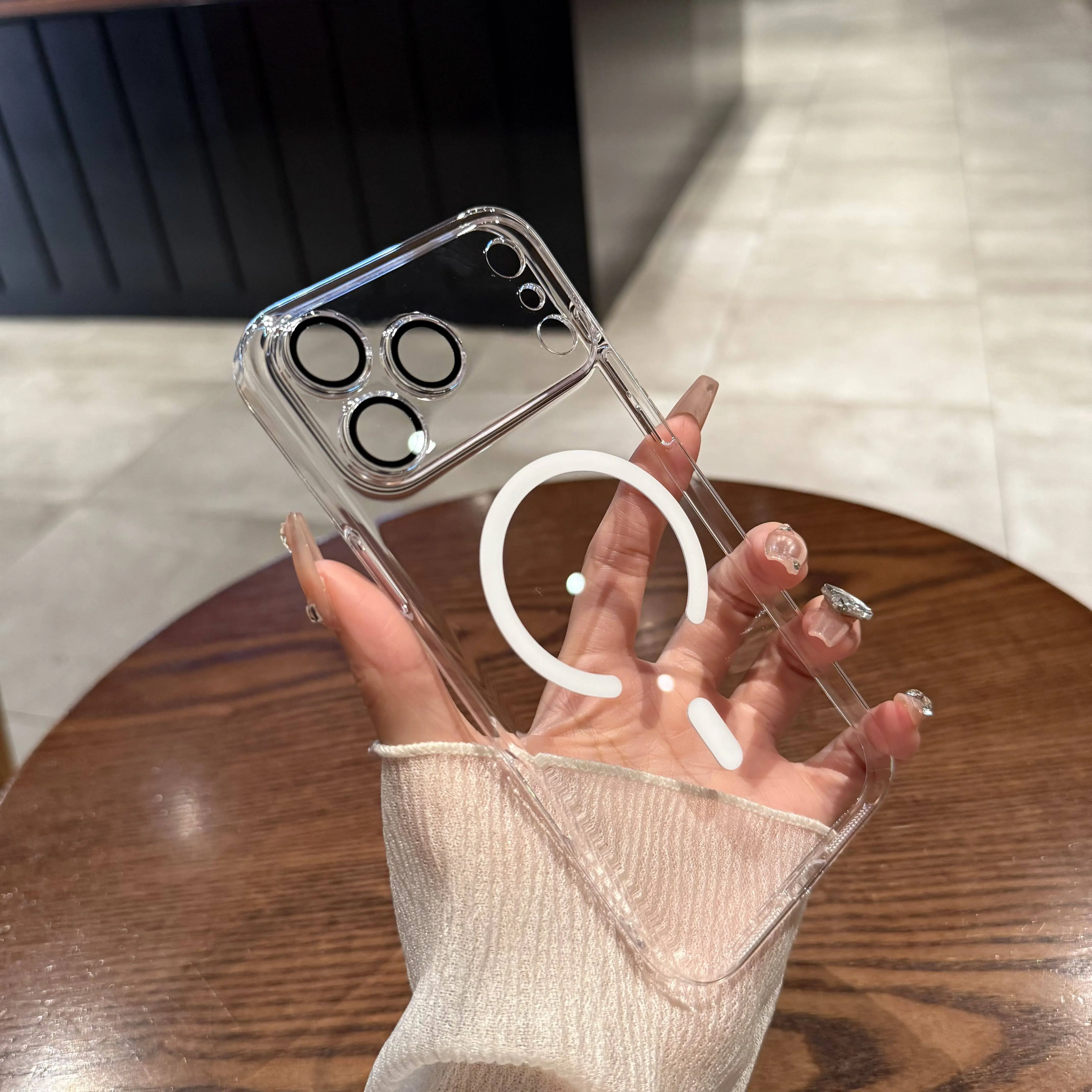 [Full Lens Coverage] Transparent