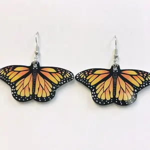 Monarch butterflies earrings