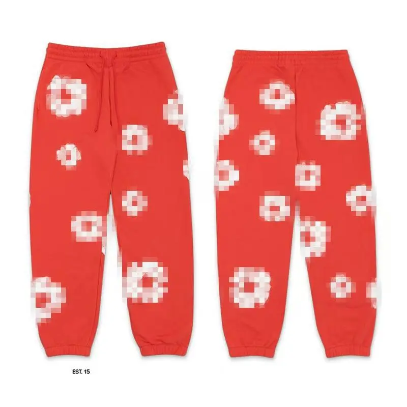 Red pants (white floral wreath)