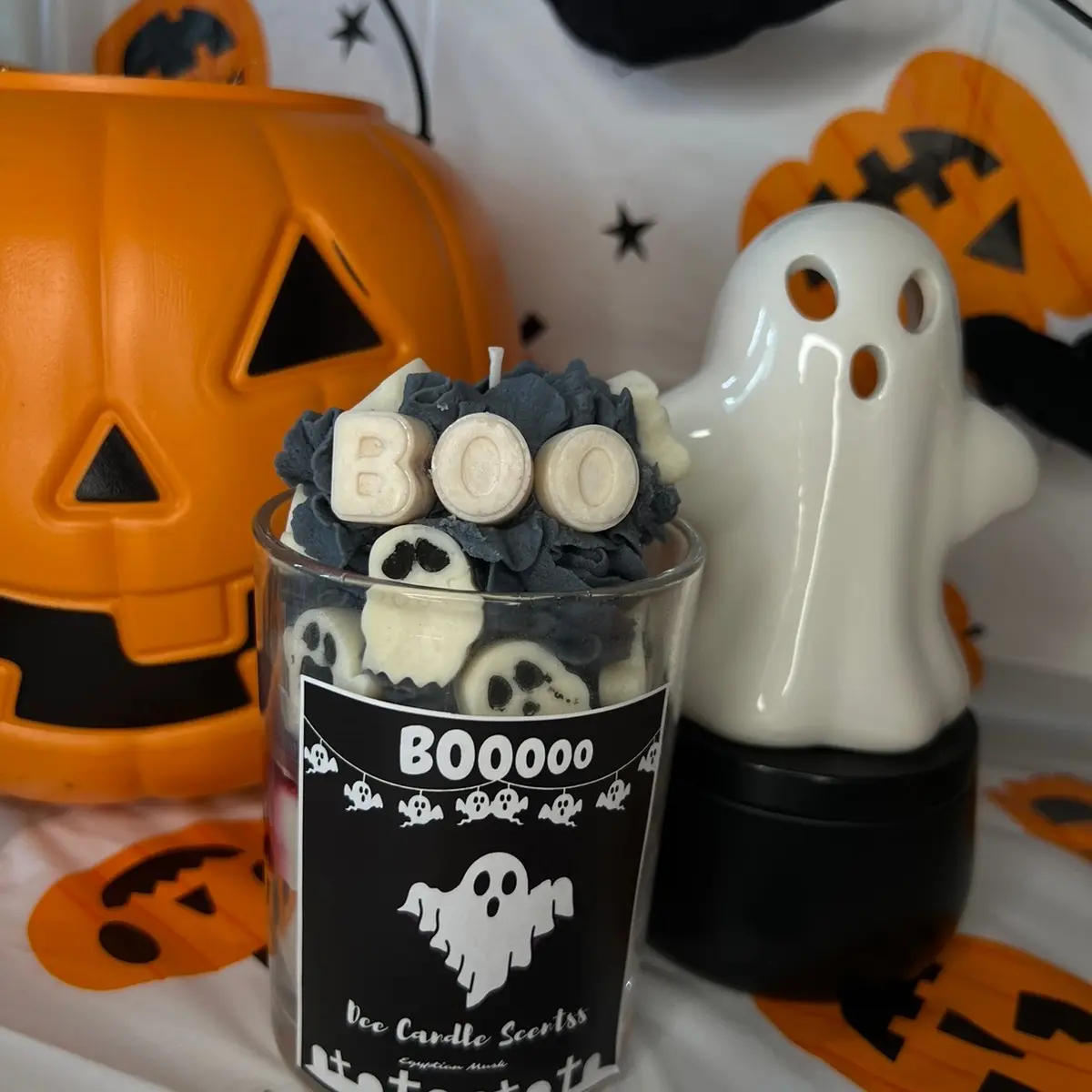 BOO Candle With  A Splash of Blood 36 Hours Gift