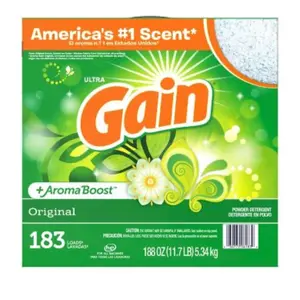 Gain powder laundry detergent 188oz/183 loads original scent