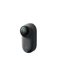 Insta360 GO 3S Standalone Action Camera - 128 GB, Midnight Black, Audio Recording, Bluetooth Connectivity, Remote Control, Clip Accessory, Pod Compatibility (Model CINSAATA-GO3S11)