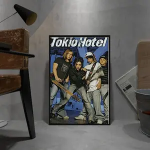 Rock Music Band Poster, Tokio Hotel Poster, German Music Band Tokio Hotel Poster