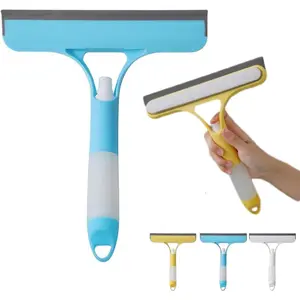 3-in-1 spray squeegee, window squeegee with spray 3-in-1 window squeegee cleaner, spray squeegee cleaner tool with spray bottle, Squeegee Scrubber, suitable for cars, homes, and kitchen windows, Household Cleaning Tool