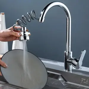Rotatable Faucet Aerator Extension 3 Mode Water Saving Splash Proof Sprayer Attachment Universal For Kitchen And Bathroom Sink Faucets