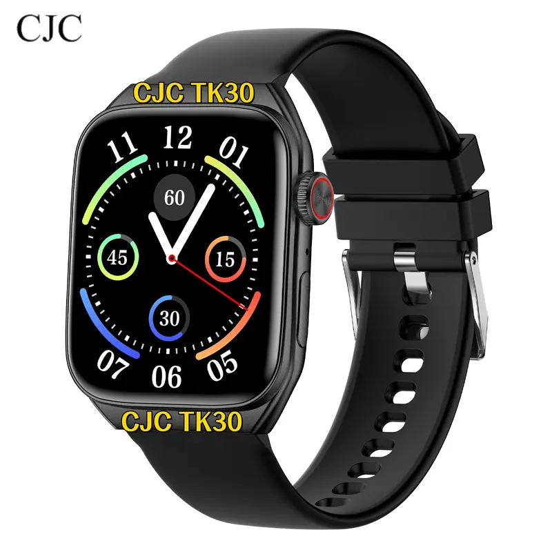 CJC Luxury 1.83" HD Touch Screen Steel Metallic Wrist-Type Smart Digital Watch - Wireless Bluetooth Calls, Audio Monitor, IP68 Waterproof, 5-Day Battery, Remote Fitness Tracker, Selfie Support, Fast Charging, Unisex, iPhone/Android Compatible, Hiking Use,