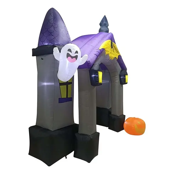 Inflatable 9 Foot Haunted House Archway Decoration