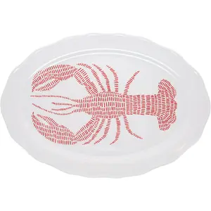 Coastal 20" Melamine Serving Tray