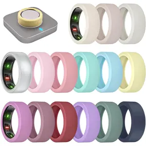 MELLOW MORNINGS 15 Pack Ultra-Thin Ring Covers Compatible with Oura Ring Gen 4/3 Cover, Anti-Scratch  Protector Accessories for Women Men