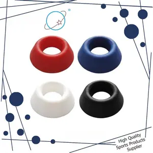 2-Pcs Universal Sports Ball Display Stand Holder, Plastic Ball Base for Basketball, Soccer, Football, Volleyball, Stable Ball Stand for Decoration & Collection (Multi-Color)