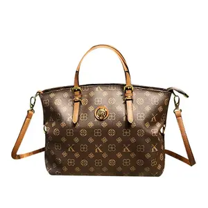 New style genuine leather women's bag large capacity one-shoulder bag commuting hand-held cross-body tote bag