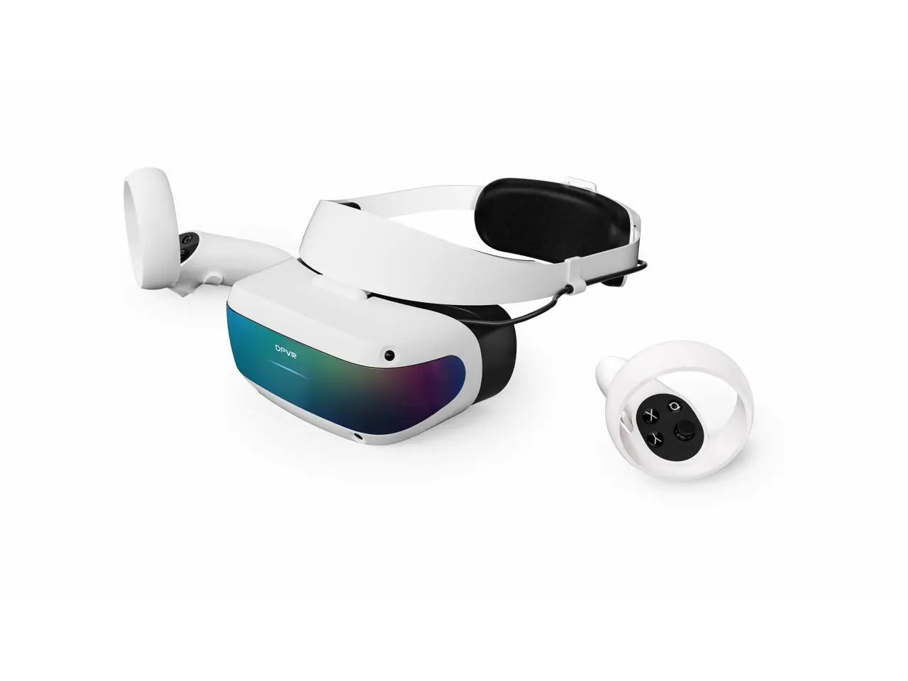 DPVR E4 (White) PCVR PC Gaming - 120hz Refresh Rate - Inside out Tracking - 116° Field of View DPVR E4 (White) PCVR PC Gaming - 120hz Refresh Rate - Inside out Tracking - 116° Field of View