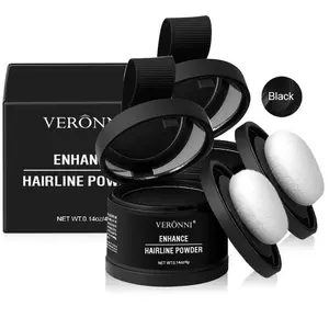 Two-box set Hairline Powder Instantly Conceals Hair Loss Waterproof Root Touch Up Powder with Squalane for Natural Finish & Grey Touch Ups Hairline, Sideburns, and Forehead Hair Filling Powder