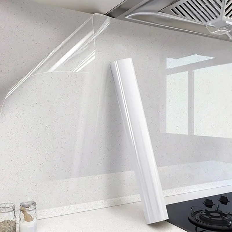 Self Adhesive Clear Wall Protective Film, Removable Wall Protector Contact Paper, for Protect Furniture, Chair Back, Wall, 17.75*78.7 inch