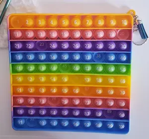 Numbered Pop Fidget 1-200 Row Stitch Counter for Knitting and Crocheting - Bubble Pop - Progress Keeper - Tools Accessories