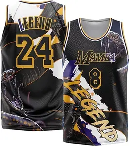 Design Legend 24 Kobe Mamba 8 Basketball Jersey ALL OVER PRINT Gift Idea