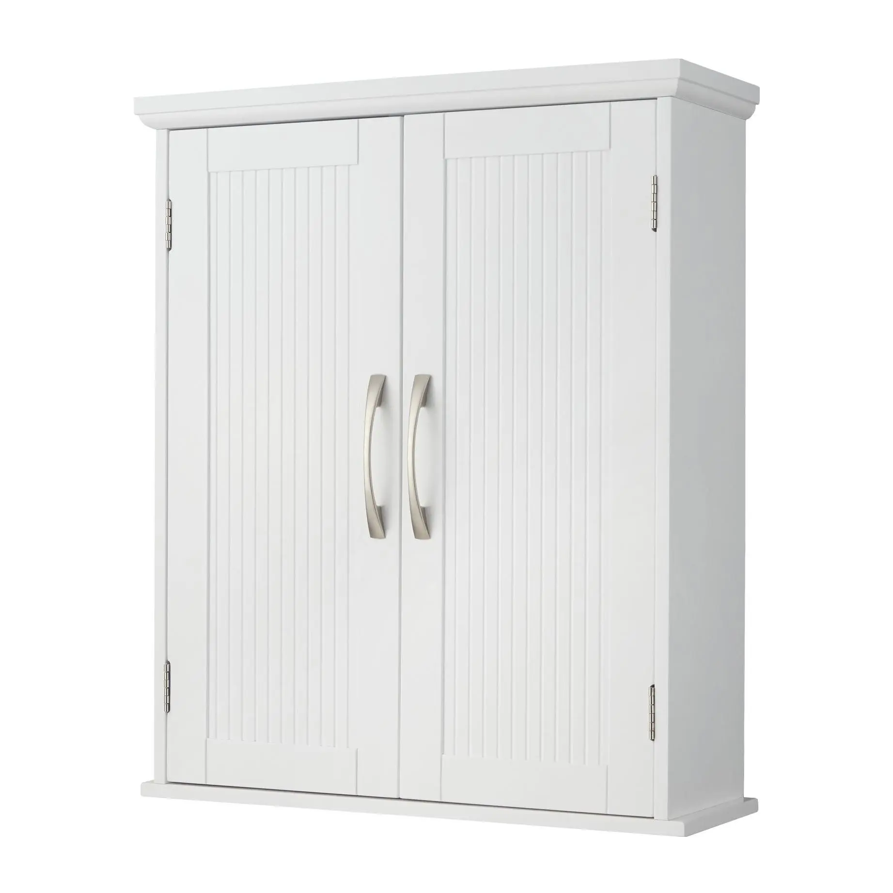 Newport Contemporary Wooden Wall-Mount Cabinet,White