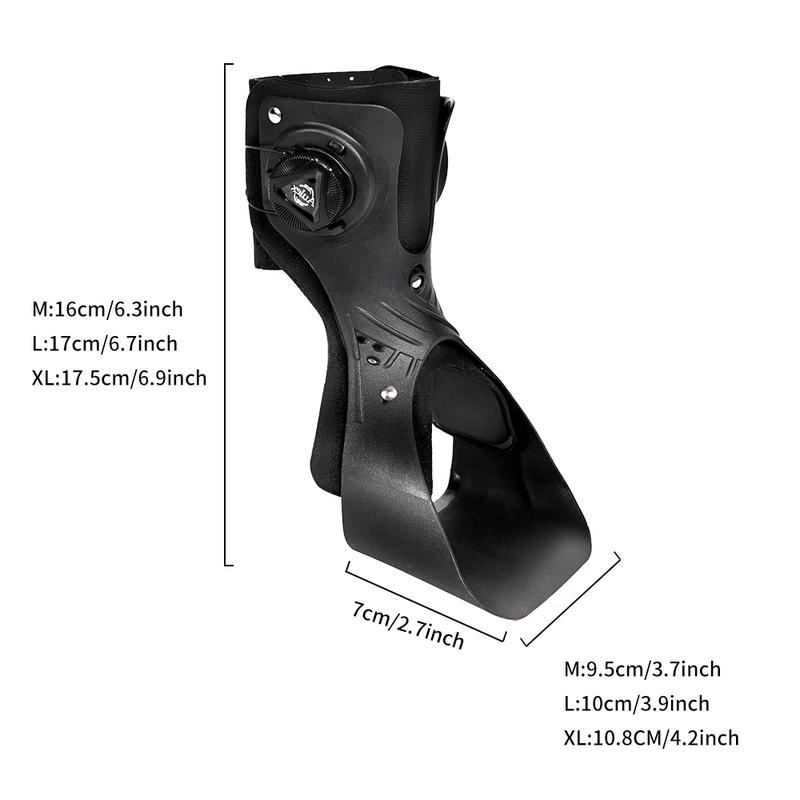 Aulexmed Orthopedic Ankle Support Shoe with X-Type Compression Bandage, Adjustable Fit for Wide Feet, Unisex