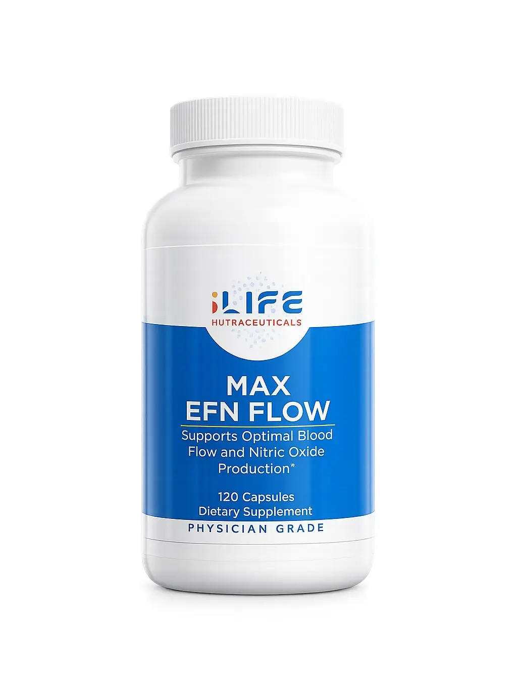MAX EFN FLOW Dietary Supplement - Doctor-Formulated for Cardiovascular Support, Heart Health Nutrition Supplement
