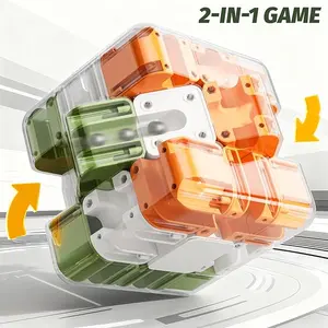 Large 3D Labyrinth Maze Cube - Engaging Brain Teaser Puzzle. This 3D maze ball is a fun Rubik’s race-style game that helps improve spatial awareness, relieve stress, and focus. Perfect as a gift for Easter, birthdays, and all occasions.