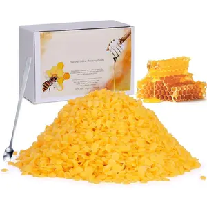 Beeswax Pellats, Beeswax Pastillas- Beewaxs for Candle Making,,Lip Balm,  and Soap Making