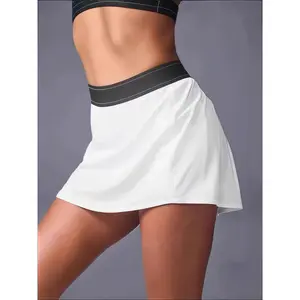 Quick-drying tennis skirt, outdoor yoga short skirt, cool, sun-proof and anti-glare, comfortable and casual sports short skirt