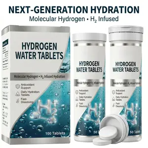 Molecular Hydrogen Water Tablets – Fast‑Dissolving H₂ Infused Hydration for Antioxidant Support & Daily Wellness – Caffeine‑Free Energy Boost for Workout Recovery, Focus & On‑the‑Go Hydration – 100 Tablets