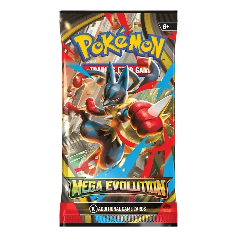 Pokemon Mega Evolution Trading Card Game - 10 Additional Game Cards for Collectors and Fans
