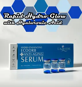LACHATRE: Blue Hydra Enhancing EcoOrb Anti-Aging Serum with Hyaluronic Acid & Niacinamide & Tuber Magnatum Extract & Copper Tripeptide-1 for Hydrated & Vigorous Skin Vegan Hydrating Moisturizing Brightening Moisture Rapid Hydro Glow SummerVibes