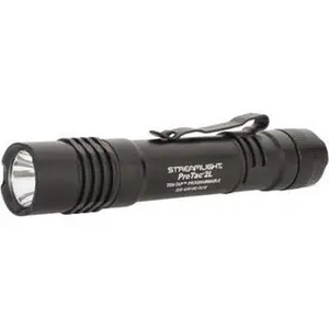 Streamlight White LED Bulb for Industrial-Tactical Flashlights, 350 Lumens, Black Aluminum Body, 2 Included Lithium Batteries, Model 88031