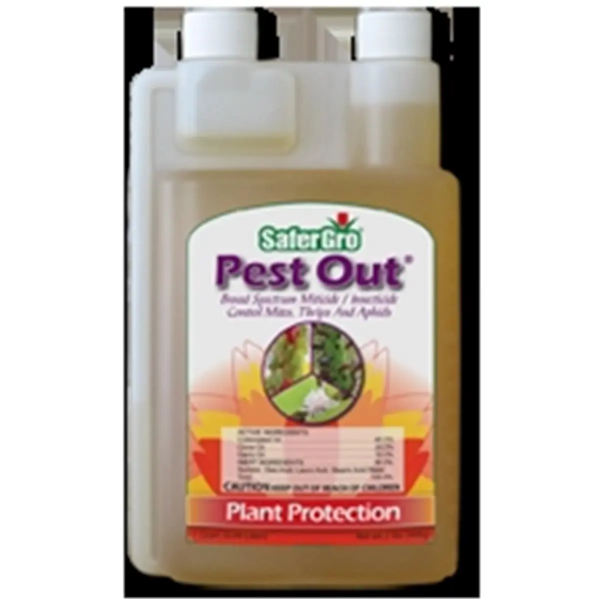 212 MAIN Safer Gro Pest Out All Natural Liquid Insect-Control Pesticide - 1 qt Food Grade Garden Solution, Natural Oils-Infused Long Lasting Formula, Mites Control, All Season Use, Less Harmful to Beneficial Fauna, Safe Up to Harvest