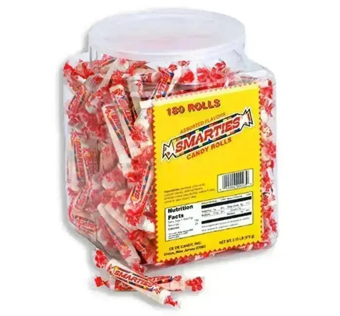 Smarties Candy Rolls: 180-Piece Tub Smarties Candy Rolls: 180-Piece Tub