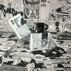 Guts and Griffith Berserk Anime Universal Lighter Case - Stylish Durable Protective, Lightweight - Lighter Cover