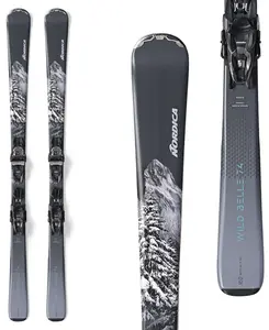 Nordica Women's Wild Belle 74 Skis with FDT 10 Bindings 2024